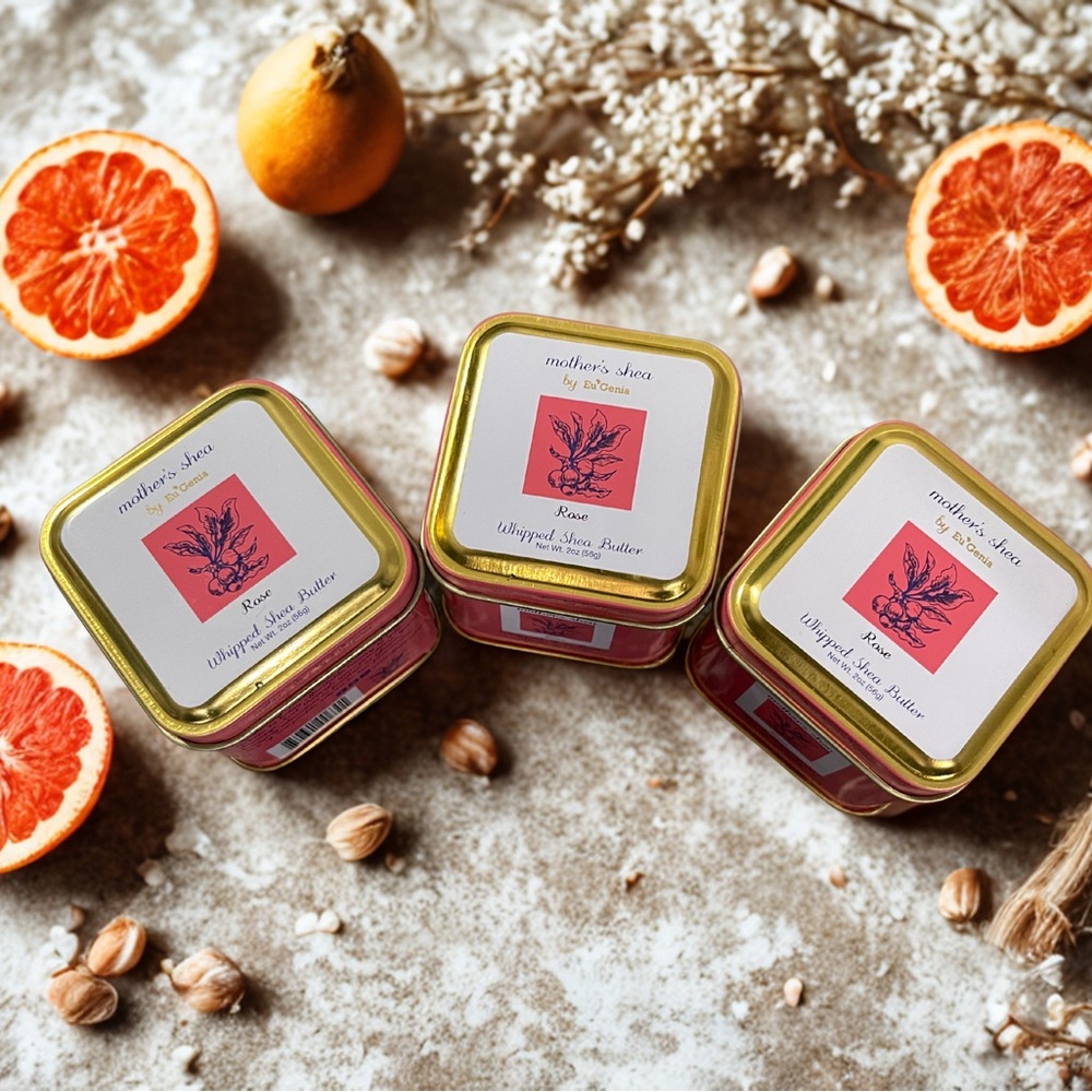 Mother's Shea Rose Whipped Shea Butter Trio (set of 3) 2oz - Picture 2 of 10